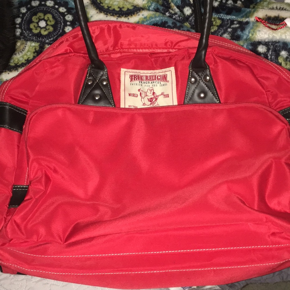 True religion travel bag!